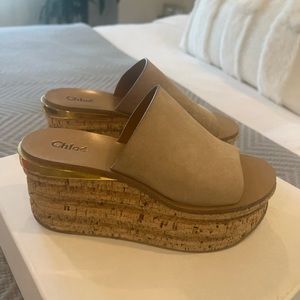 Chloe Cork Wedge